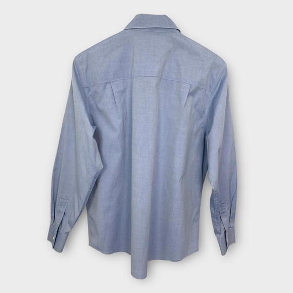 Talbots Chambray Oxford Shirt - Picture 4 of 6